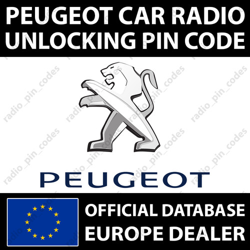 Peugeot radio pin - peugeot, bipper
