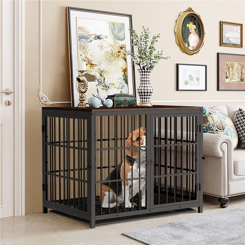 Large wooden dog - large, crate