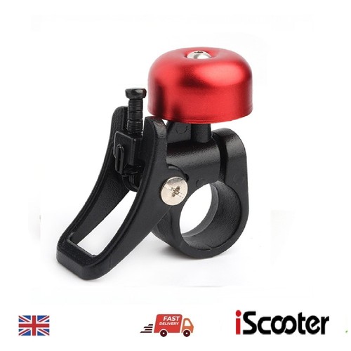 Red handlebar bell iscooter - red,