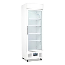 Polar G-Series Upright Display Fridge 368Ltr White - DM076