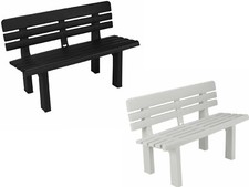 Plastic Garden Bench 2-seater