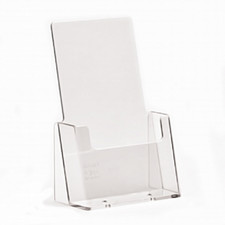 Leaflet Holders Menu Displays A4, A5 & DL (1/3rd A4) Counter Stand Clear Plastic