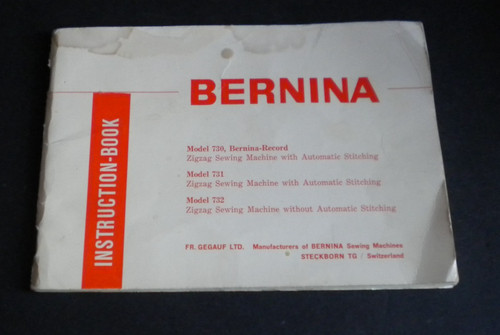 Bernina 730 record 731 732 - record,