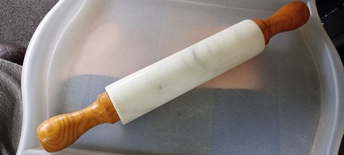 Marble rolling pin with chunky - rolling,