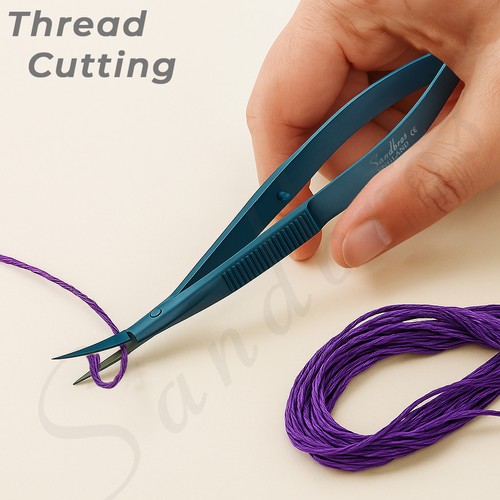 Curved embroidery scissors - embroidery,
