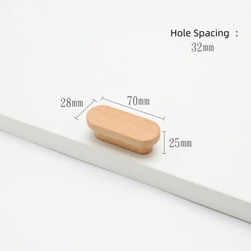 Wooden cabinet pull - cabinet, handles