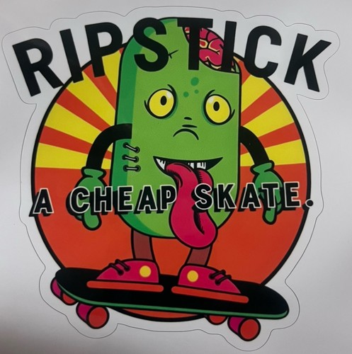 Big skateboard sticker - 5.5”,