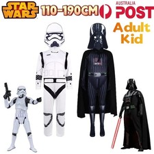 Star War Storm Trooper Darth Vader Cosplay Costume Book Week Kid Adult Halloween
