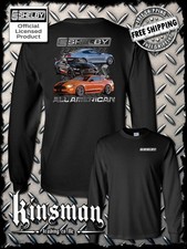 Carroll Shelby All American 2-Sided Long Sleeve T-Shirt Ford Mustang GT 500