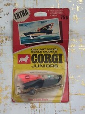 1967 CORGI JUNIORS BATBOAT BATMAN & ROBIN #1003 DIE-CAST SCALE MODEL CAR TOY #1