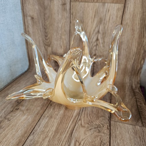 Vintage murano glass splash - glass,