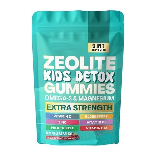 Zeolite kids detox gummies - zeolite,
