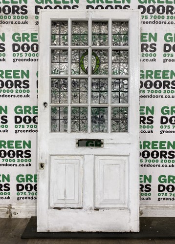 Leaded original front door - original,