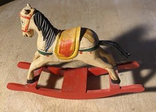 Vintage Wood Carved Rocking