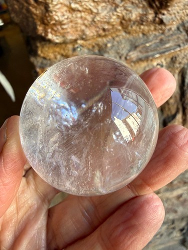 Crystal ball quartz clear - ball,