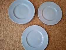 8 x Vintage Woods Ware Blue