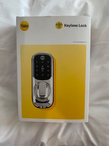 Yale keyless door lock - yale, black