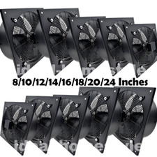 Industrial Ventilation Extractor Metal Axial Exhaust Commercial Air Blower Fan