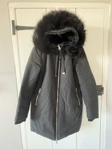 Zara black ladies parka - black, parka-
