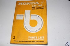 Honda 125-150 Parts List OEM