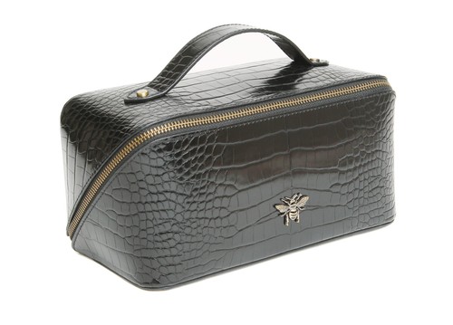 Luxury black croc - black,