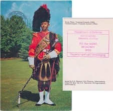 Postcard Drum Major Transvaal