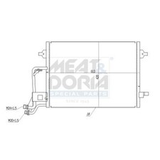 AC Condenser Fits AUDI A6 4A