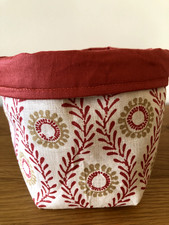 Handmade Fabric Basket ---
