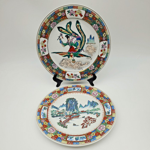 Vintage two hand painted - two,
