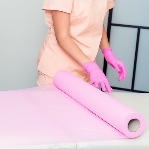 Pink couch roll - couch, sheets