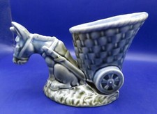 IRISH PORCELAIN Donkey and Cart Shamrock