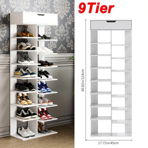Tier shoe rack tall storage - 9,