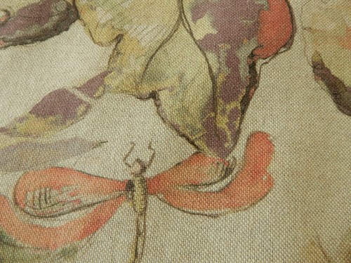 Fibre naturelle fabric remnant - fabric,