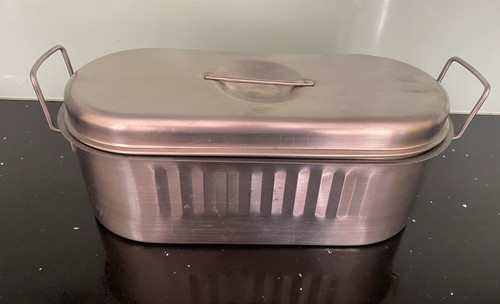 Stainless steel fish kettle - steel,