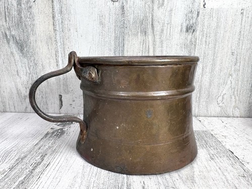 Antique hand hammered pot - antique,