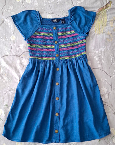 Lands end girls blue chambray - lands',