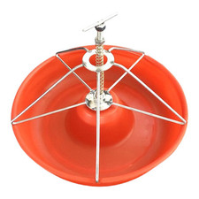 Pig Feeder Waterer Round Baby Pig Feeder Pet Food Tray for Puppies