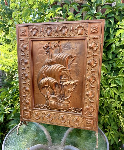 Vintage brass galleon - vintage,