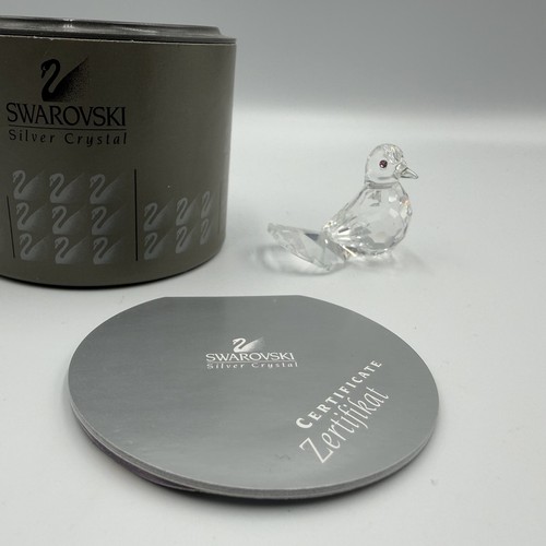 Swarovski silver crystal dove - crystal,