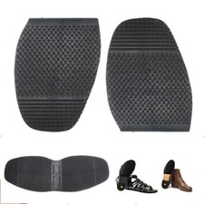 1Pair Glue On Soles Shoe Repair Anti Slip Grip-rubber Pad Cushion Kit Black