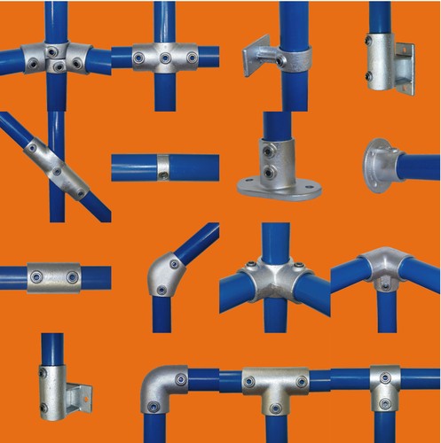 Tube clamps pipe fittings - -,