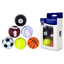 PGA TOUR Novelty Golf Balls Christmas Present Stocking Filler Secret Santa Gifts