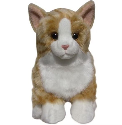 Ginger cat plush - soft, toy