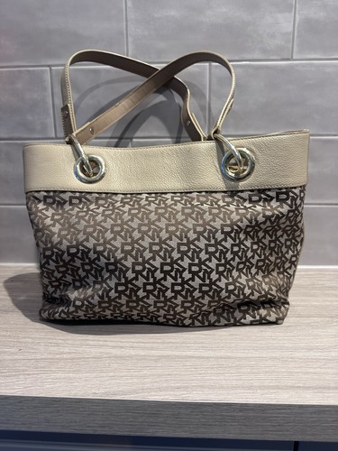Dkny beige brown - brown, logo