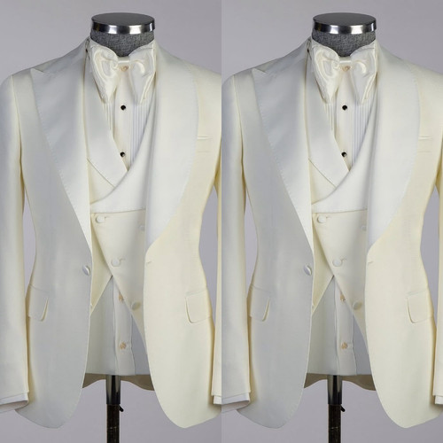 Formal men suit white wedding - men,