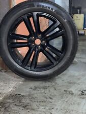 Genuine Audi Q7 20'' inch 4H0601025H Used Alloy Wheels Black & Tyres?Set of 4