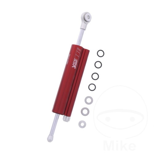 Yss steering damper 75mm red - 75mm,