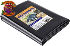 2 X 10M Black Plastic Sheeting