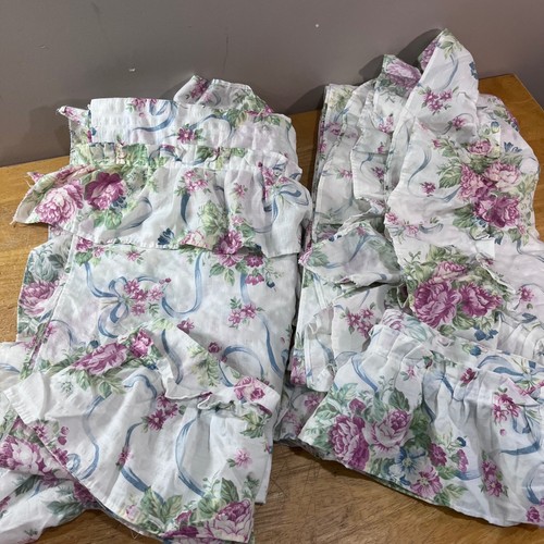 Vtg floral rose - vtg, ribbon