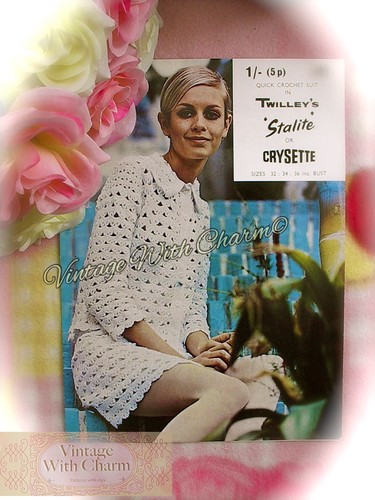 Vintage crochet pattern - vintage, lady's